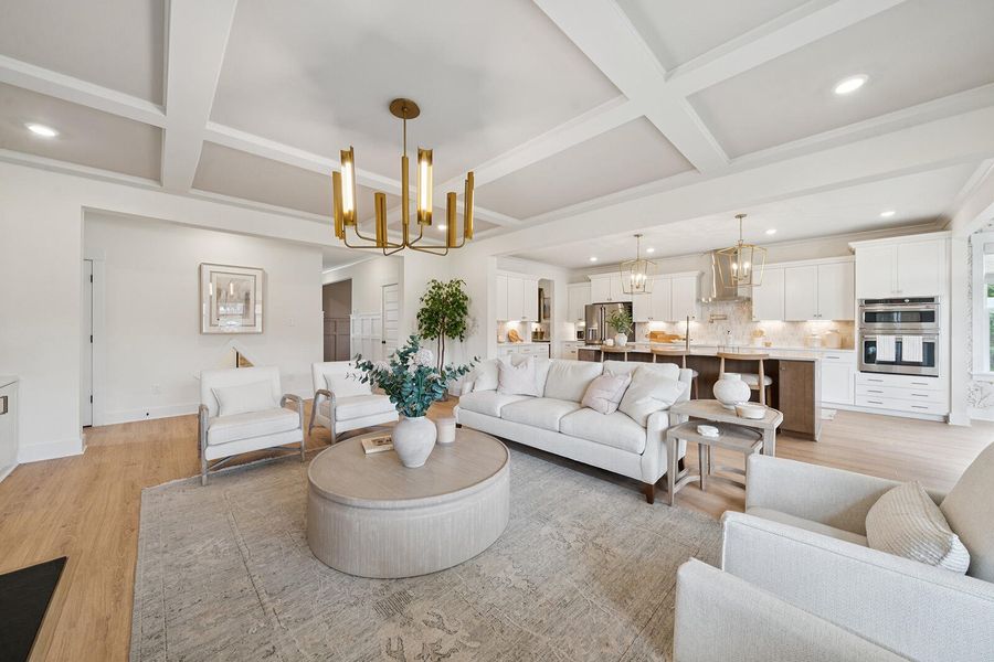 Furnished interior view inside a new home in , Summerville (Image 9).