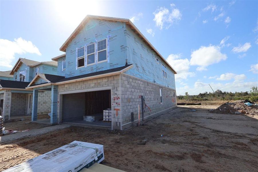 In-progress construction of a new home in Persimmon Place – Garden Series, Wesley Chapel, FL (Image 4).