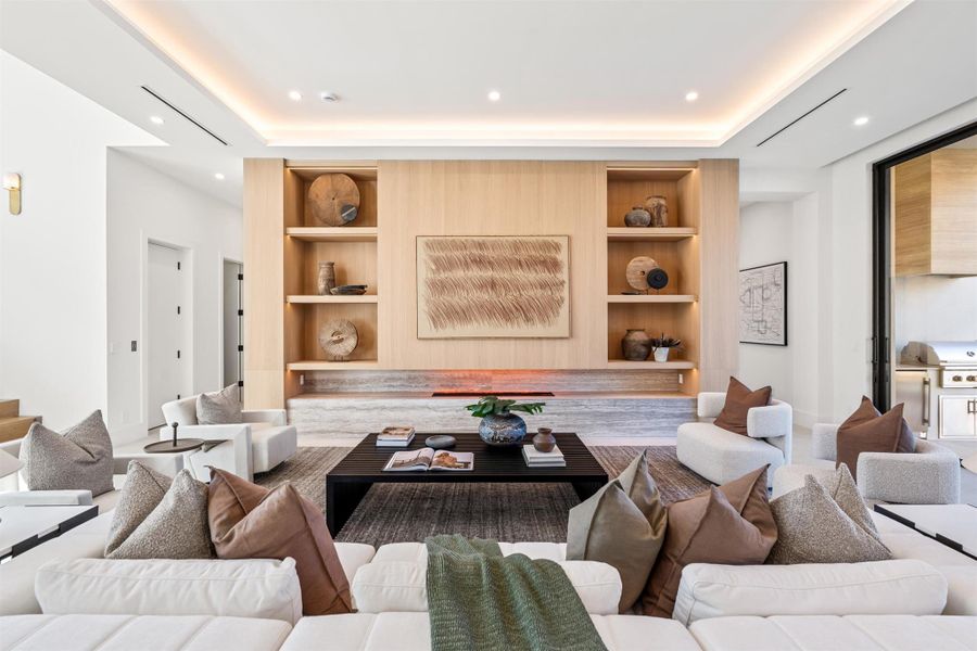 Furnished interior view inside a new home in , Delray Beach (Image 7).