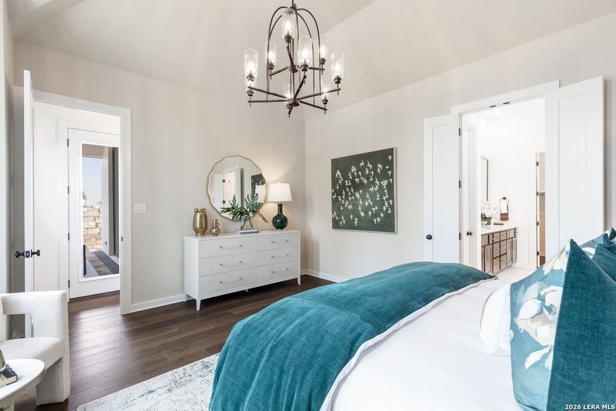 Furnished interior view inside a new home in The Ranches at Creekside, Boerne (Image 29).
