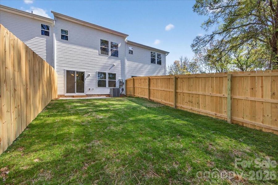 Exterior details and patio area of a home in , Charlotte (Image 25).