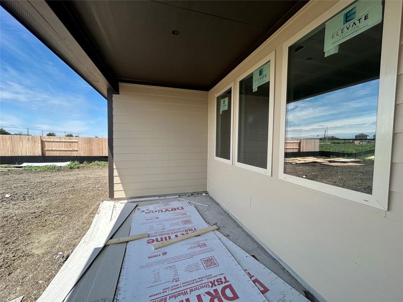 In-progress construction of a new home in Willow Springs, Buda, TX (Image 28).