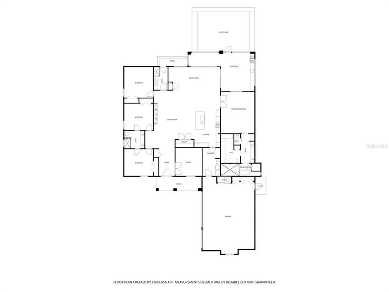 2D floor plan layout of this home in , Brooksville, FL (Image 3).