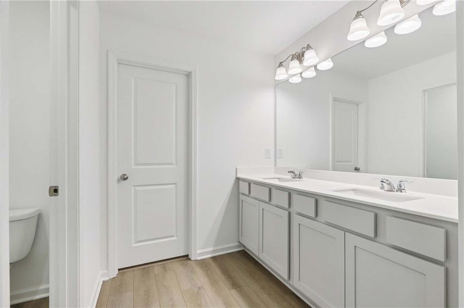 Furnished interior view inside a new home in The Pointe at Heron Bay, Locust Grove (Image 7).