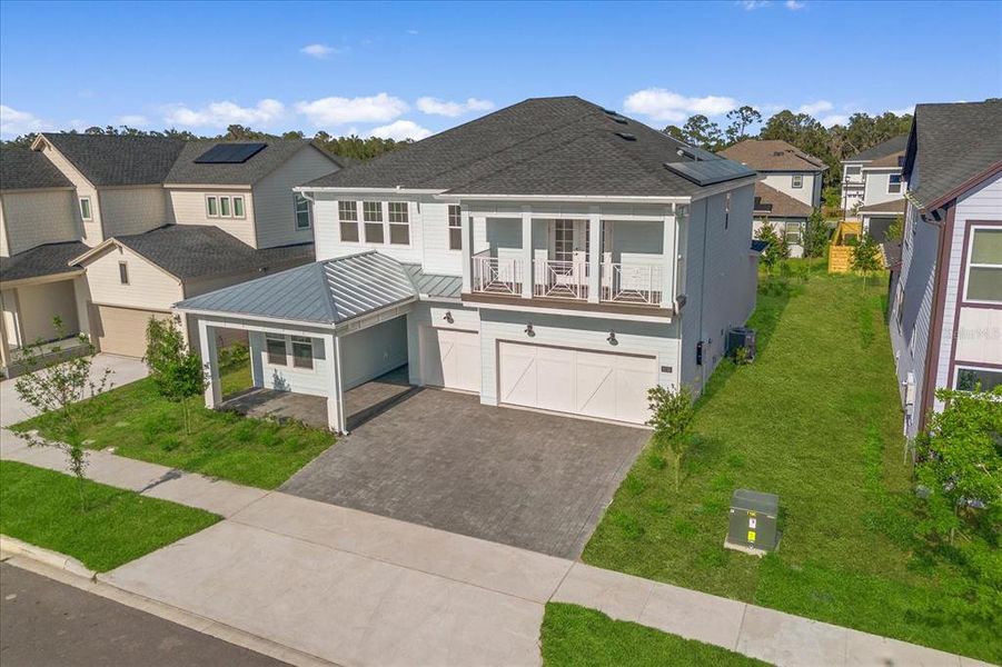 Front exterior of a new home in , St. Cloud, FL, highlighting curb appeal (Image 2). Front exterior of a new home in , St. Cloud, FL, highlighting curb appeal (Image 2).