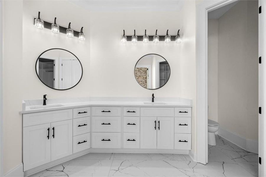 Furnished interior view inside a new home in Brookmont, Douglasville (Image 15).