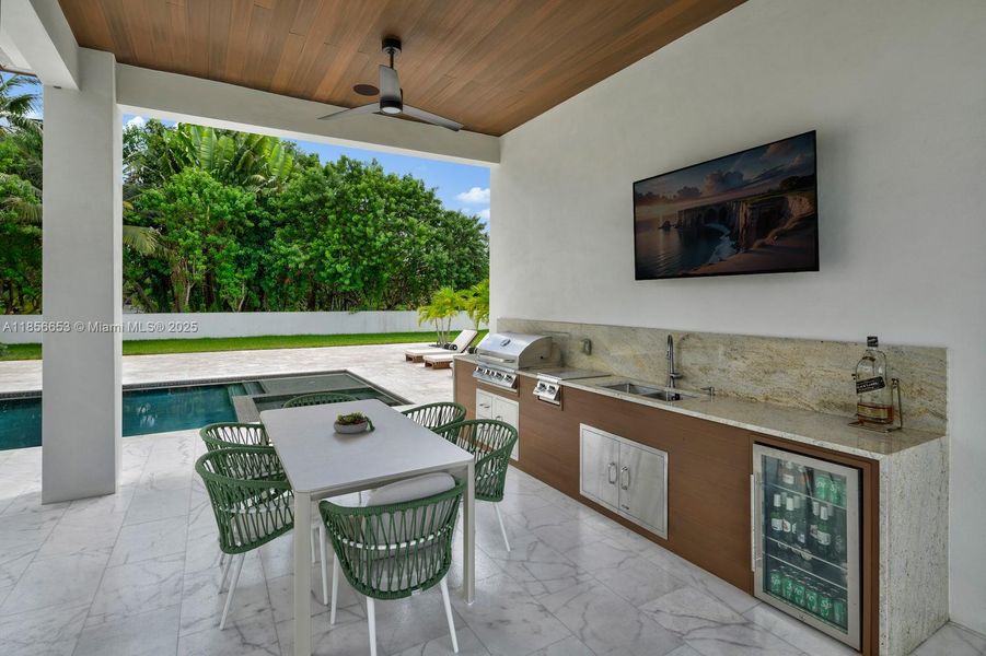 Furnished interior view inside a new home in , Miami (Image 24).