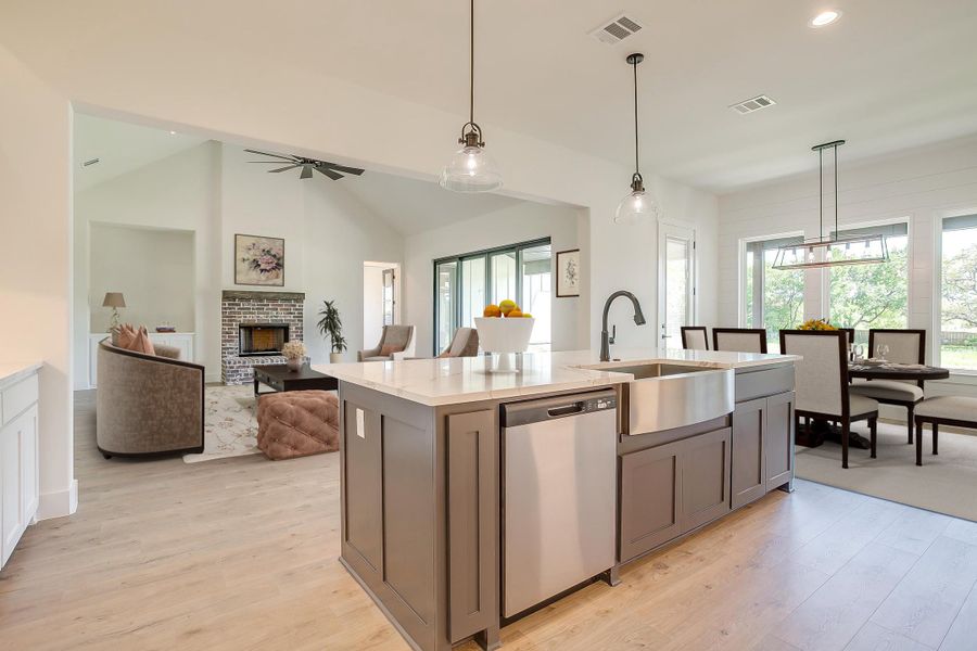 Representative furnished interior of a home built from the The San Antonio by Kenmark Homes in Rocky Top Ranch, Reno (Image 3).