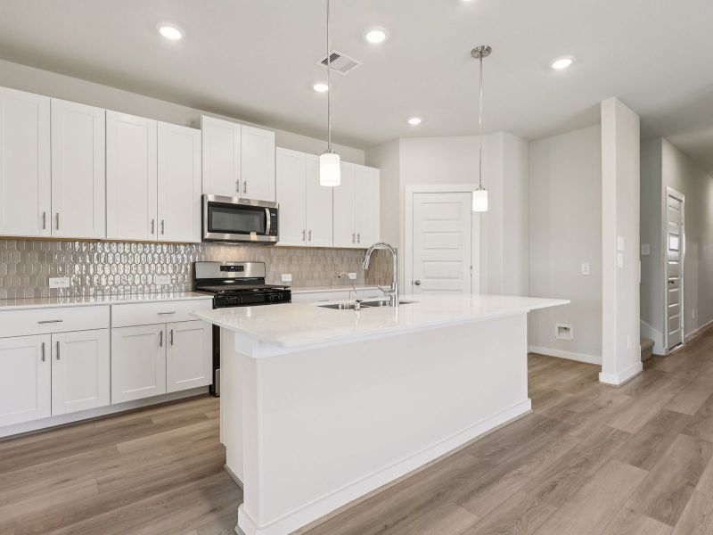 Furnished interior view inside a new home in Landing Meadows - Premier Series, New Caney (Image 4).