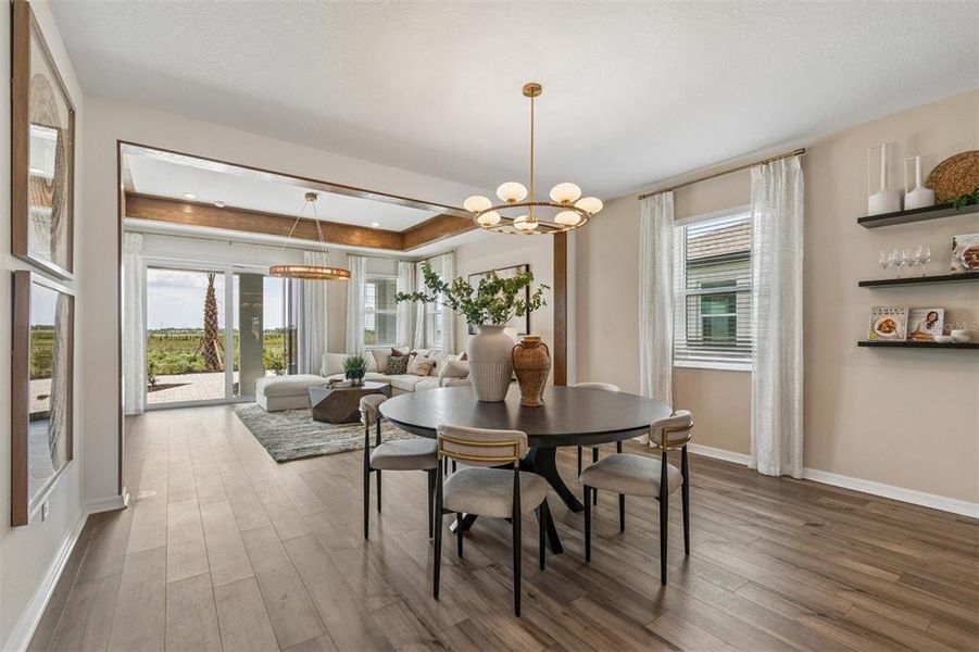 Furnished interior view inside a new home in Coasterra, Palmetto (Image 9).
