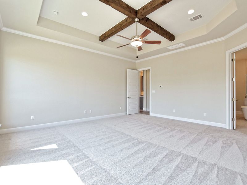 Representative unfurnished interior of a home built from the Siena III by Giddens Homes in Clearwater Ranch, Liberty Hill (Image 228).
