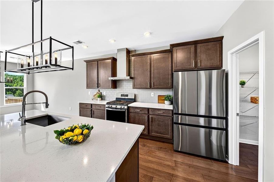 Furnished interior view inside a new home in The Reserve At Liberty Park, Braselton (Image 12).