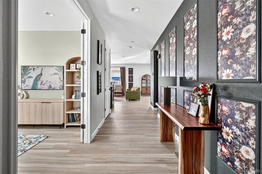 Furnished interior view inside a new home in Colliers Hill, Erie (Image 6). Furnished interior view inside a new home in Colliers Hill, Erie (Image 6).