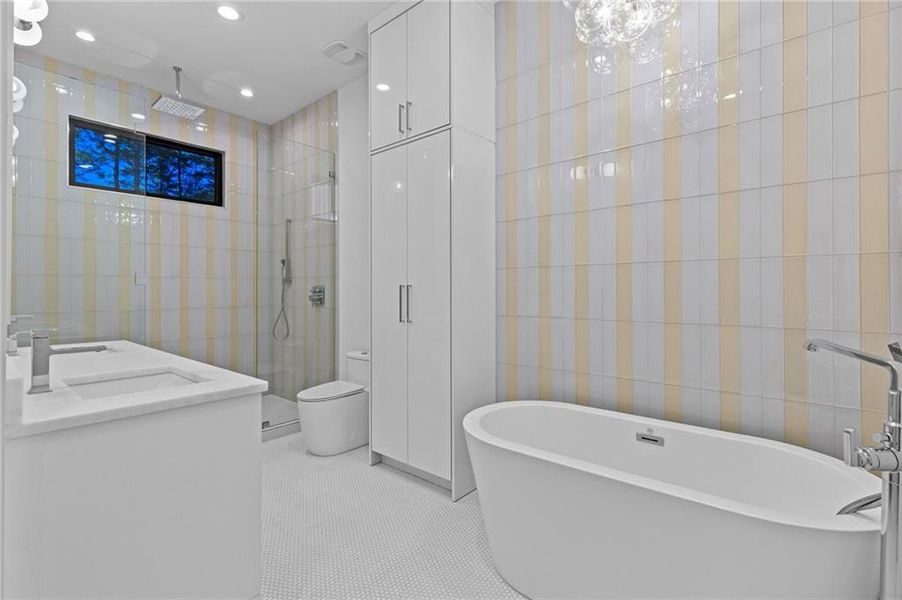 Furnished interior view inside a new home in , Sugar Hill (Image 19). Furnished interior view inside a new home in , Sugar Hill (Image 19).