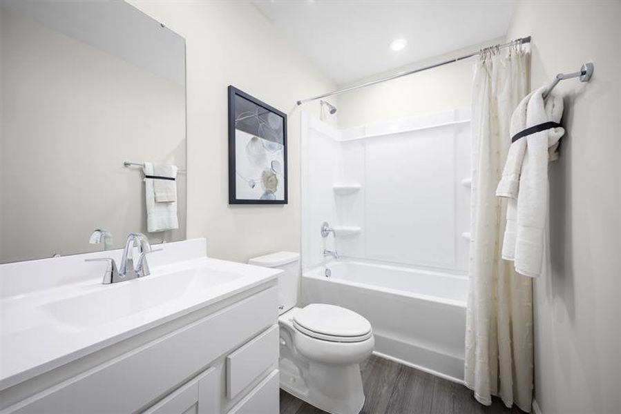 Representative furnished interior of a home built from the Spencer by Ryan Homes in Northerly, Charlotte (Image 25).