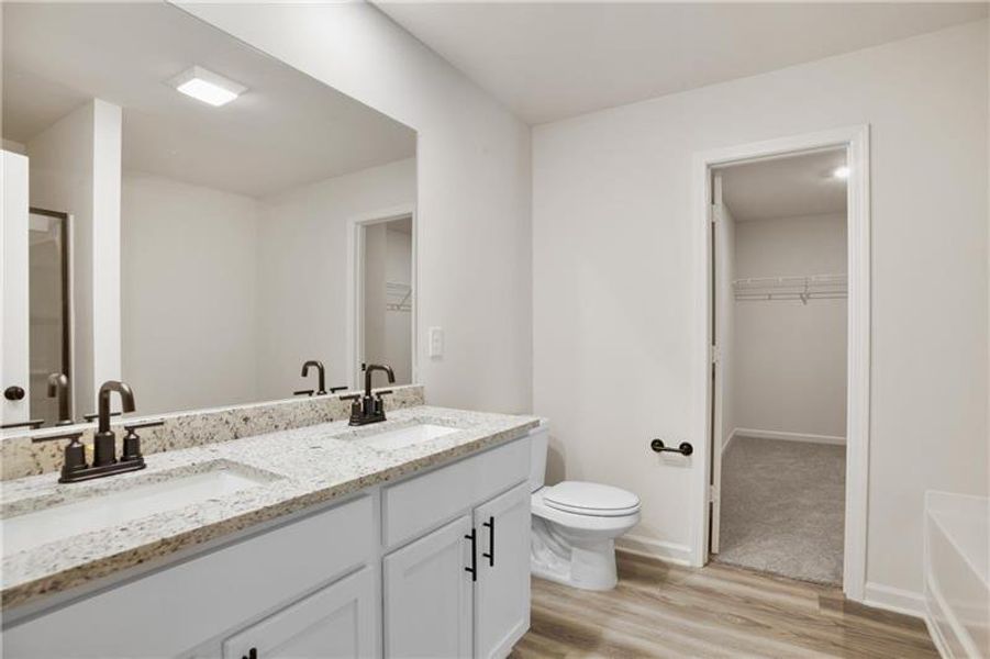 Furnished interior view inside a new home in , Buford (Image 5).