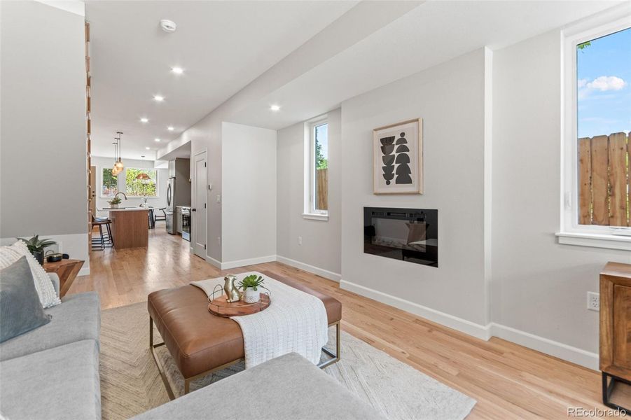 Furnished interior view inside a new home in , Denver (Image 14).