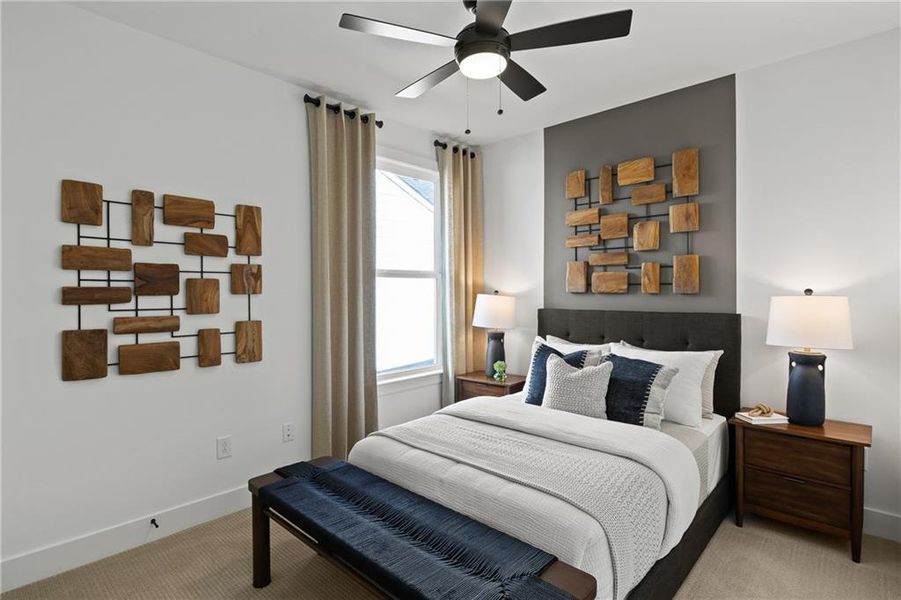 Furnished interior view inside a new home in Sun City Peachtree, Griffin (Image 10). Furnished interior view inside a new home in Sun City Peachtree, Griffin (Image 10).