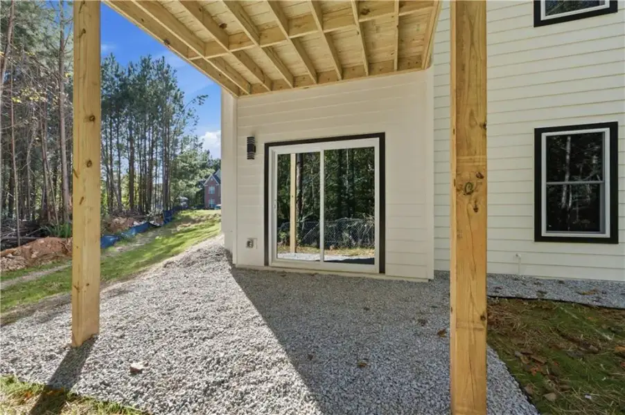 Exterior details and patio area of a home in , Austell (Image 3).