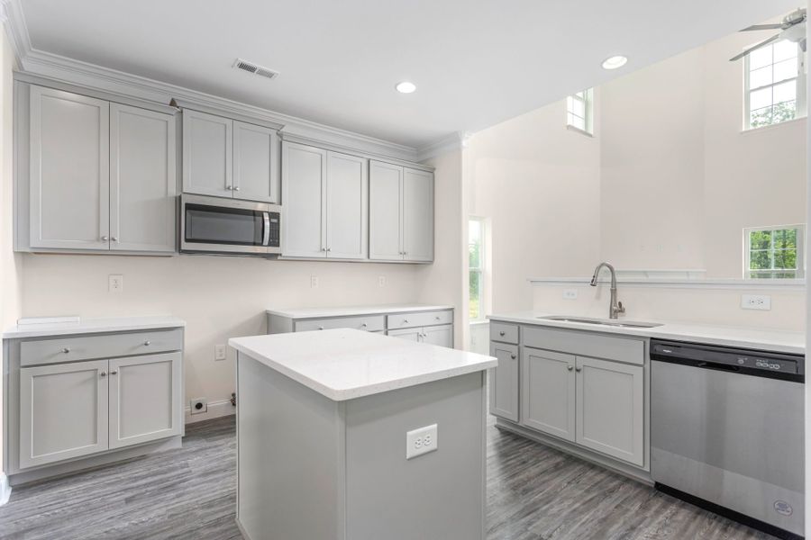 Representative furnished interior of a home built from the Jamestown by Keystone Homes NC in Sullivans Reserve, Walkertown (Image 7).