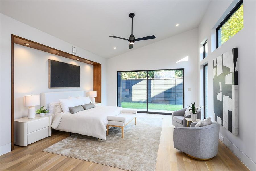 Furnished interior view inside a new home in , Dallas (Image 27).