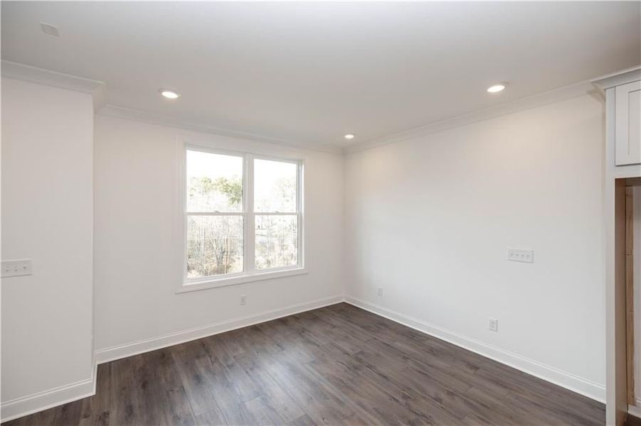 Dining area - good size - can fit a 6 person table easy - Pictures represent a previously built home, not the actual home.