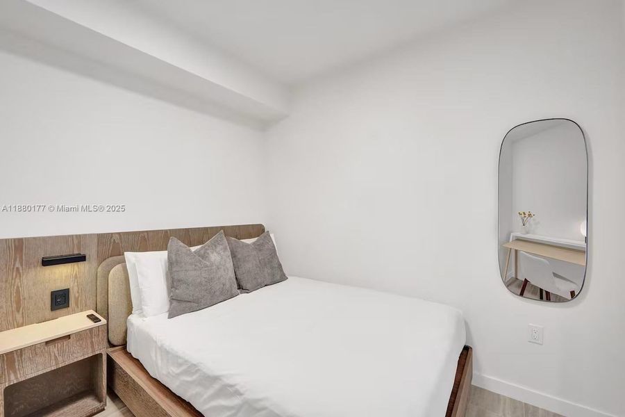 Furnished interior view inside a new home in , Miami Beach (Image 9). Furnished interior view inside a new home in , Miami Beach (Image 9).