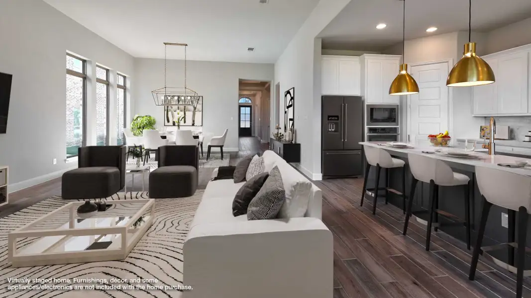 Furnished interior view inside a new home in Ramble, Celina (Image 5).