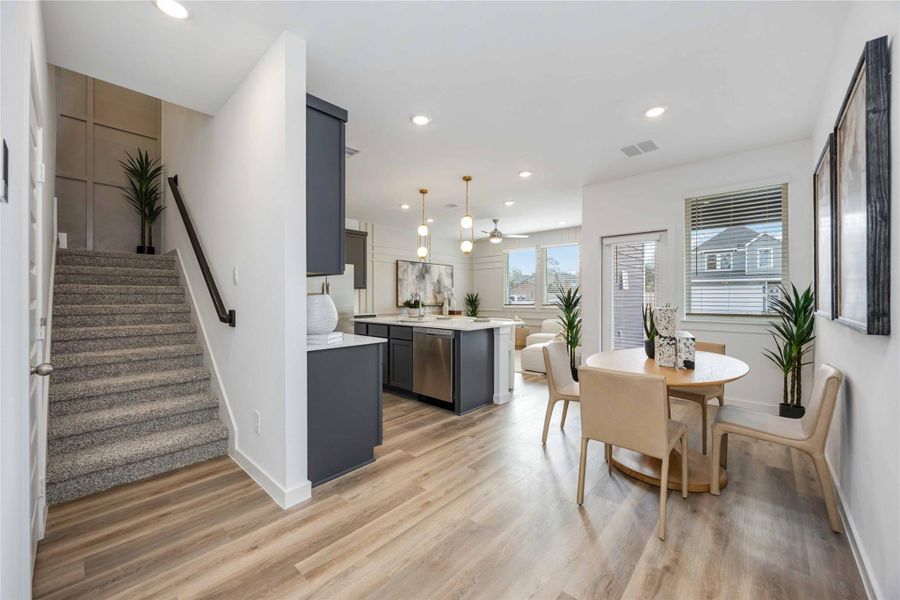 Furnished interior view inside a new home in Highland Court, Houston (Image 35).