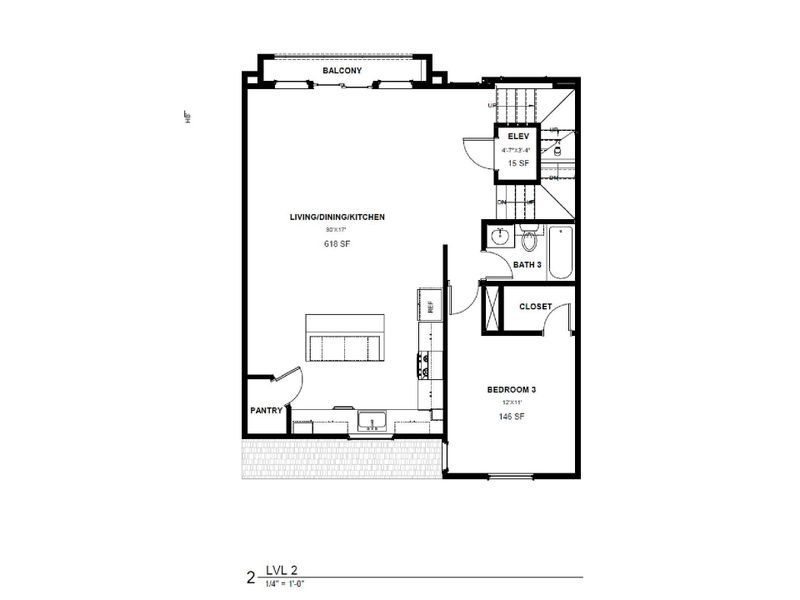 2D floor plan layout of this home in , Houston, TX (Image 3).