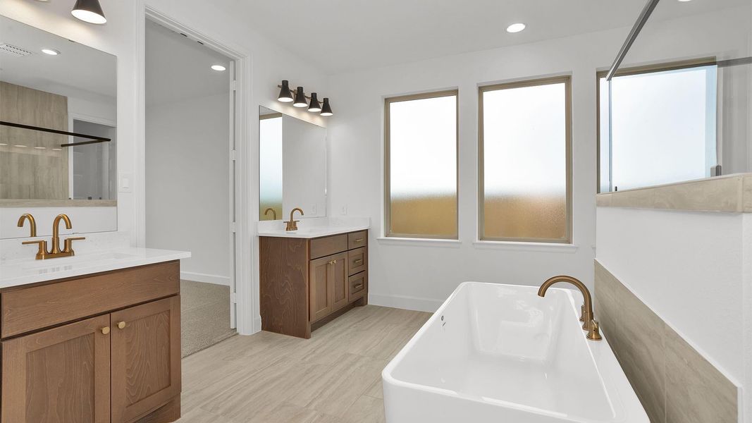 Furnished interior view inside a new home in Valencia 60', Manvel (Image 6). Furnished interior view inside a new home in Valencia 60', Manvel (Image 6).