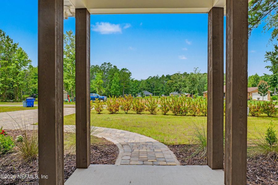 Exterior details and patio area of a home in , Callahan (Image 36).