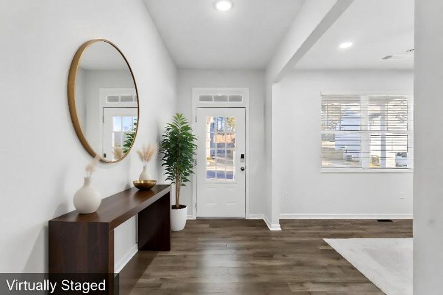 Furnished interior view inside a new home in , Dawsonville (Image 4).