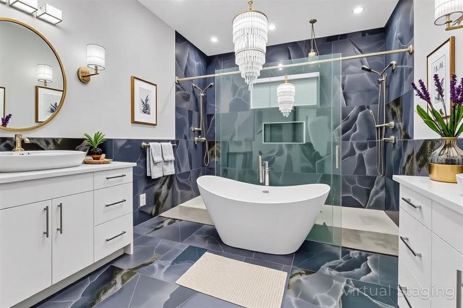 Furnished interior view inside a new home in , Naples (Image 11). Furnished interior view inside a new home in , Naples (Image 11).