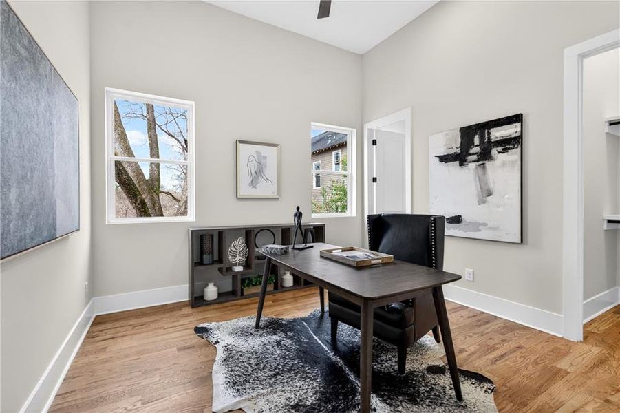 Furnished interior view inside a new home in , Atlanta (Image 18).