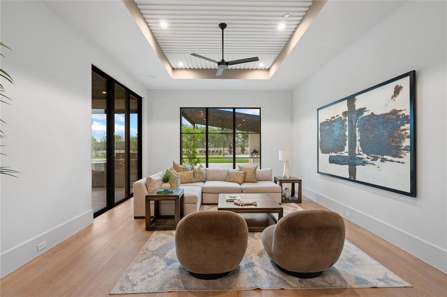 Furnished interior view inside a new home in , Frisco (Image 17).