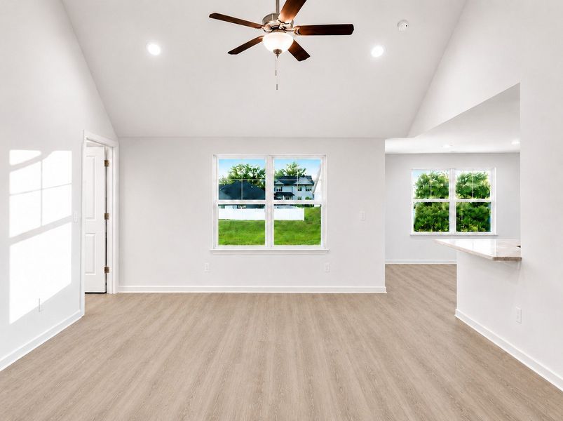 Spacious, unfurnished interior of a new home in Wheatfield, Shelbyville (Image 10).