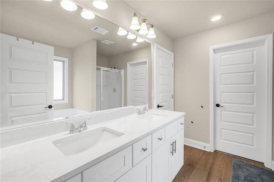 Furnished interior view inside a new home in , McDonough (Image 6).