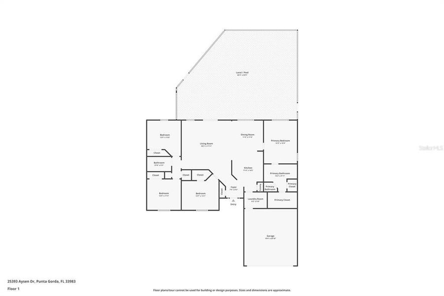 2D floor plan layout of this home in , Punta Gorda, FL (Image 4). 2D floor plan layout of this home in , Punta Gorda, FL (Image 4).