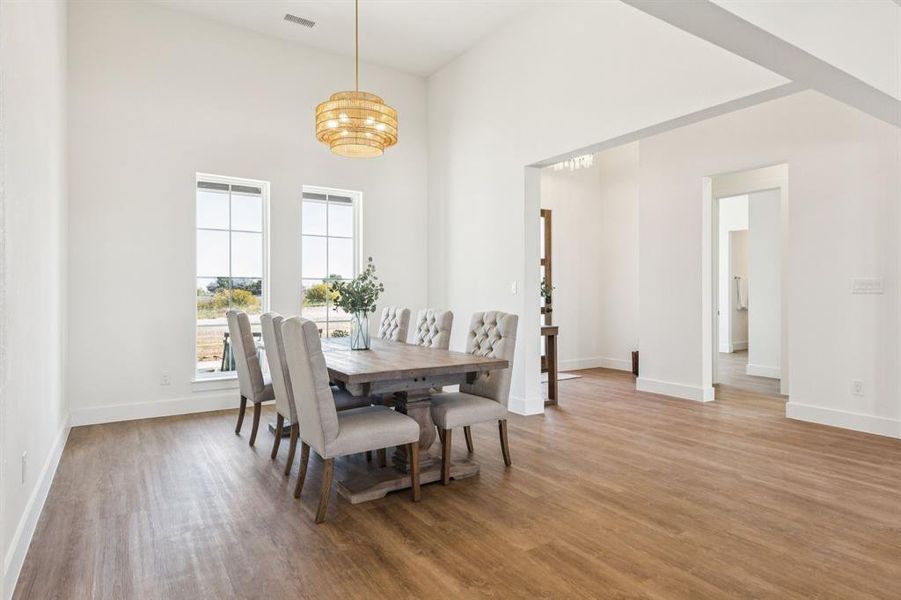 Furnished interior view inside a new home in , Justin (Image 23).