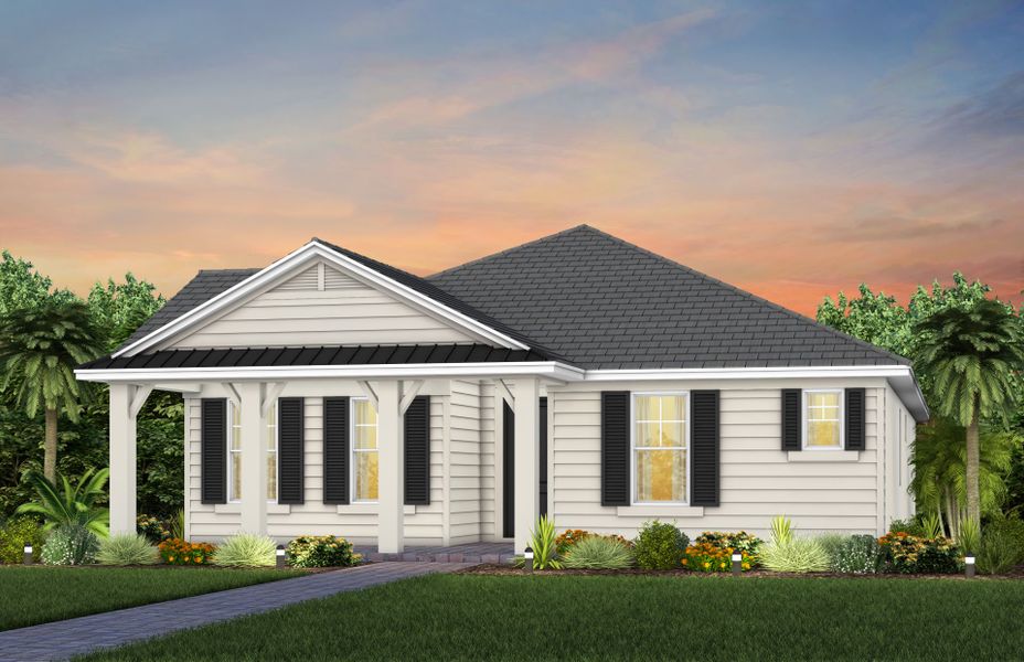 Elevation FH1 in Farmhouse Heron Plume Elevation FH1 in Farmhouse Heron Plume