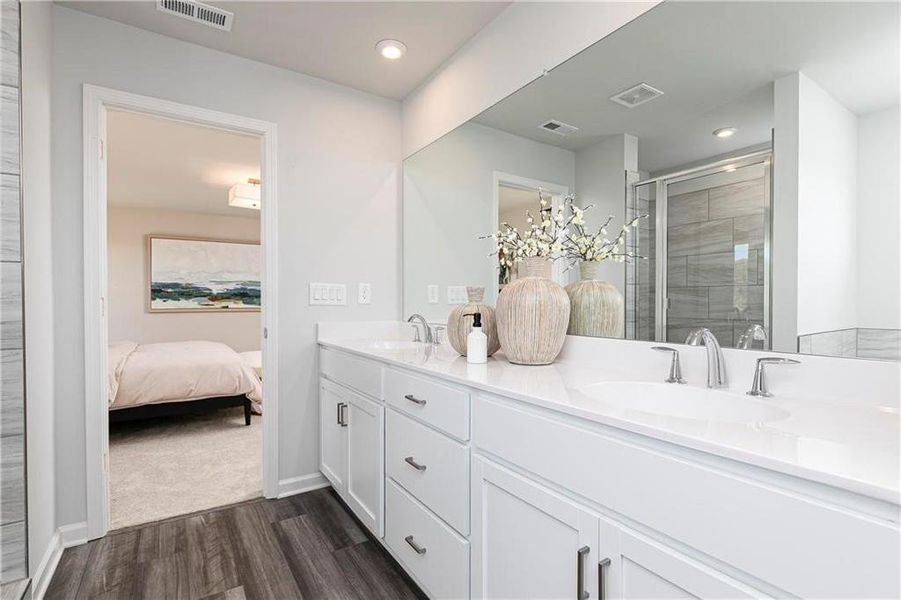 Furnished interior view inside a new home in Riverside Ridge, Lawrenceville (Image 32).