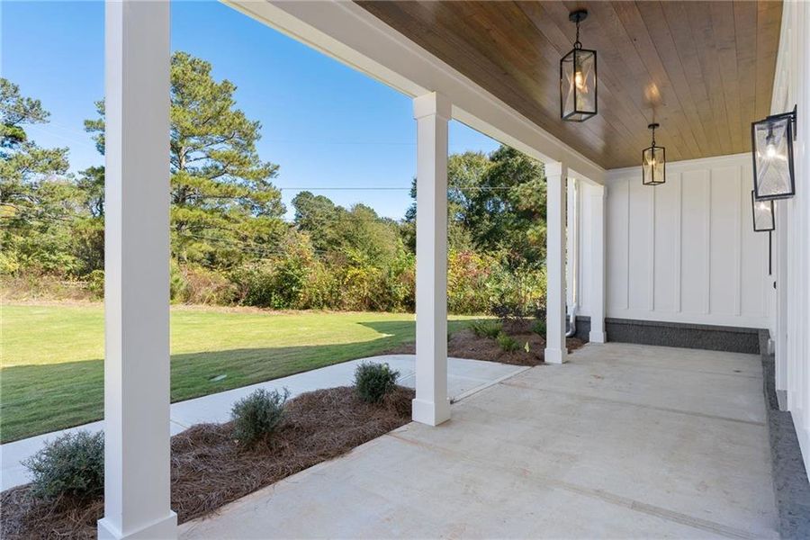 Exterior details and patio area of a home in , Woodstock (Image 3).