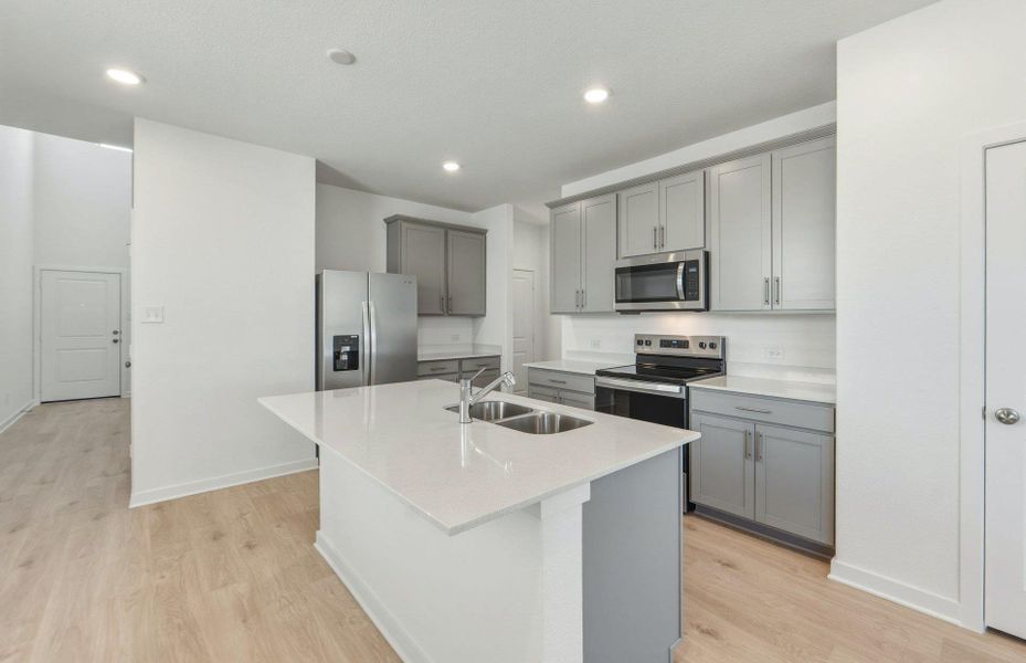 Furnished interior view inside a new home in Sonterra, Jarrell (Image 7).
