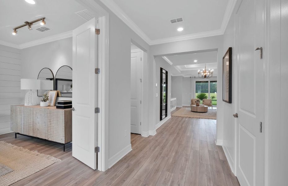 Furnished interior view inside a new home in The Preserve at Bannon Lakes, St. Augustine (Image 9).