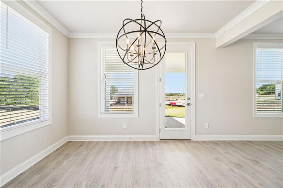 Spacious, unfurnished interior of a new home in River Pointe, Monroe (Image 43).