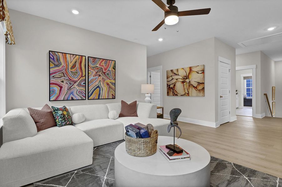 Furnished interior view inside a new home in Hewing Farms, Summerville (Image 24).