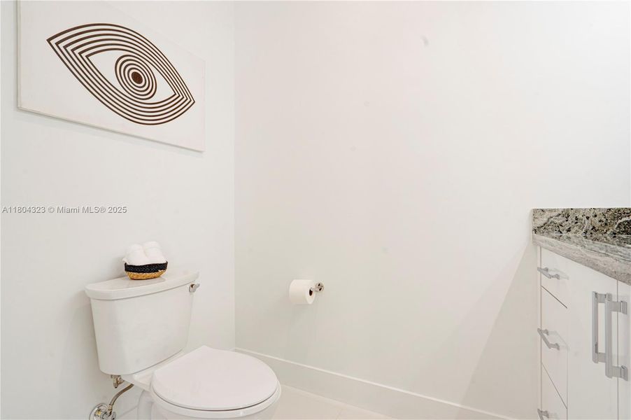 Guest half bathroom Guest half bathroom