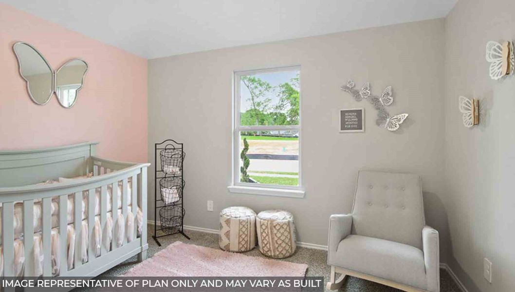 Furnished interior view inside a new home in Sunterra, Katy (Image 15).