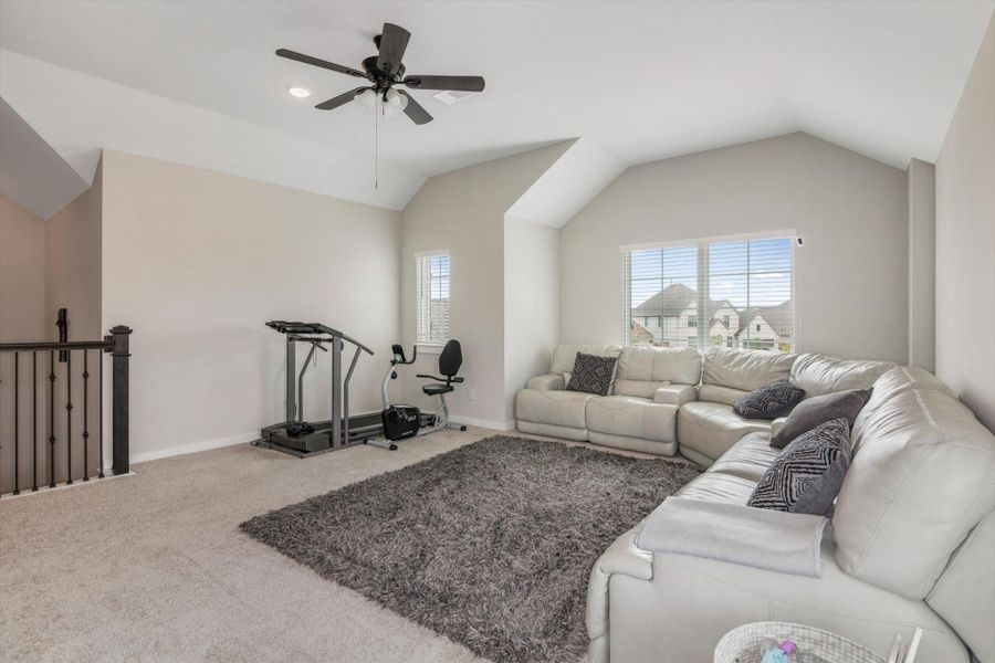 Furnished interior view inside a new home in Marvida, Cypress (Image 10).